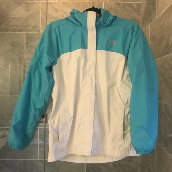 The North Face Other - The North Face White/Teal light weight jacket